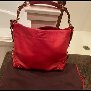 Coach Carly Leather Shoulder Bag